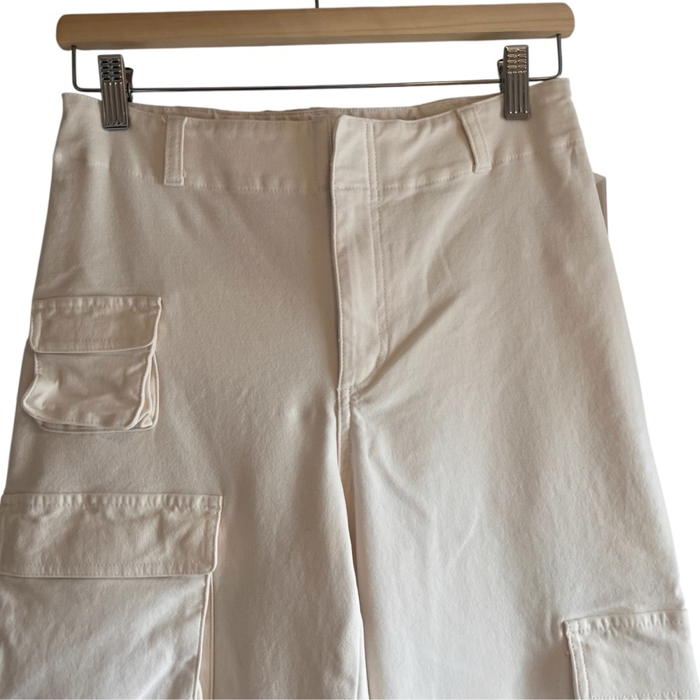 TNA Picture Cargo Pant high waist cotton blend stretch Sz 6 excellent condition - Picture 5 of 12